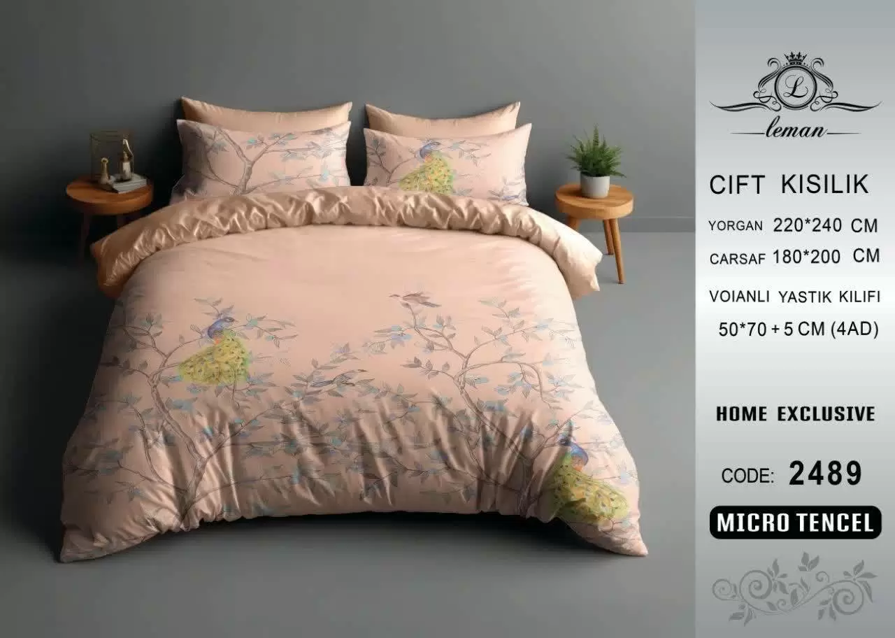 لحاف تنسل دو نفره 160 کد D-2489 ورونیکا